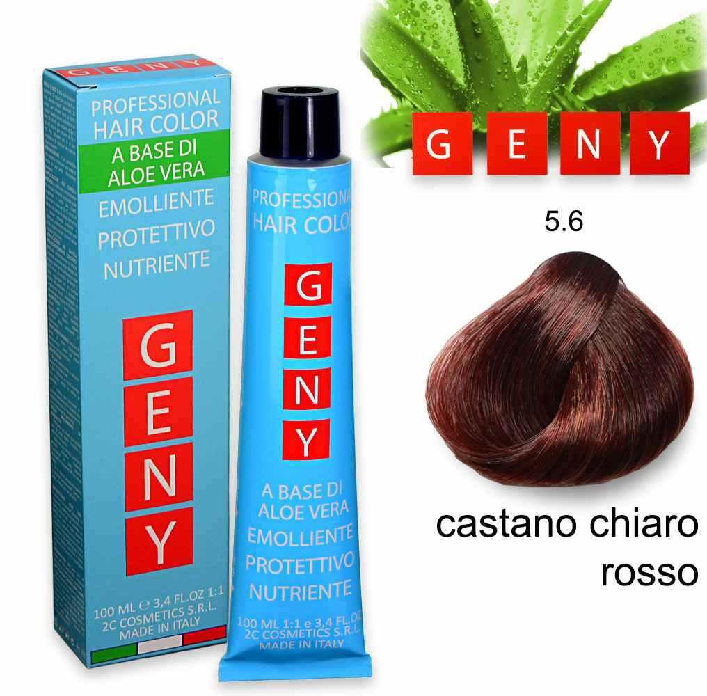 Geny professional tintura 5.6 castano chiaro rosso 100ml