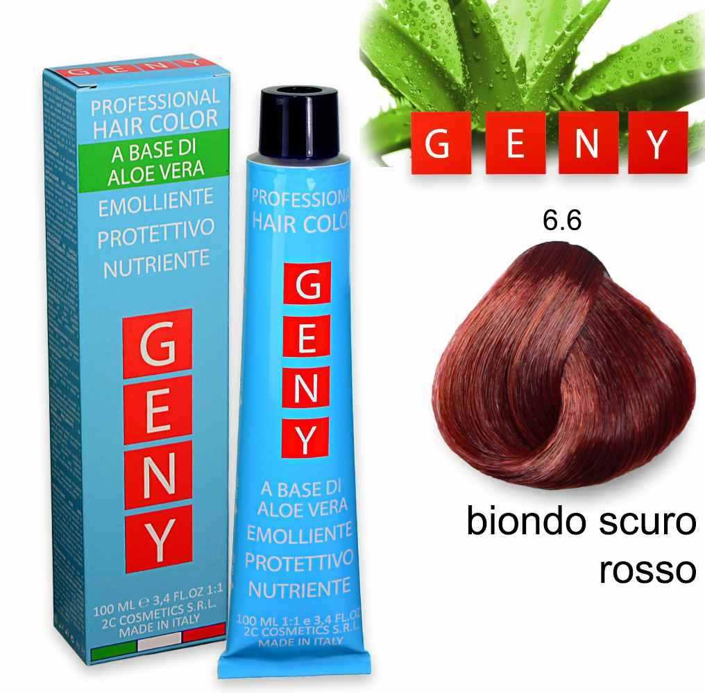 Geny Professional Tintura 6.6 Biondo Scuro Rosso 100ml
