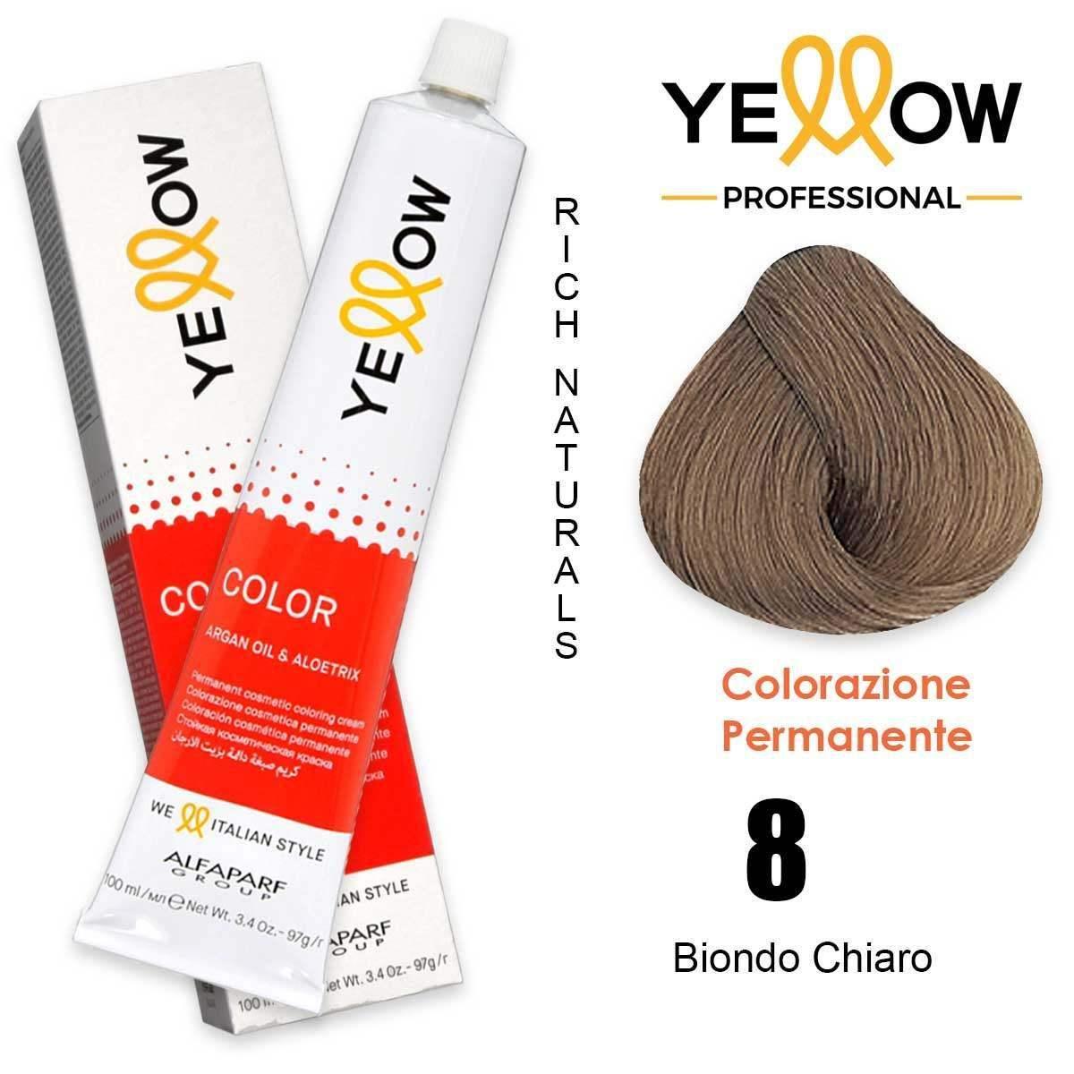 Alfaparf Yellow Color 8 Biondo Chiaro 100ml.