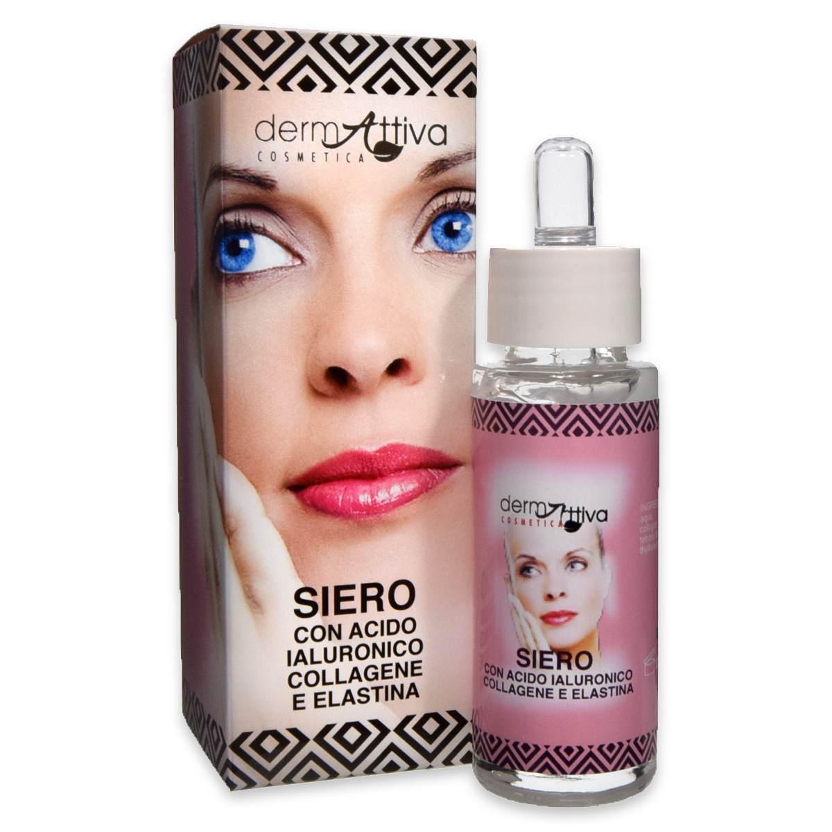 Dermattiva Siero Viso Ialuronico Collagene ed Elastina 30ml