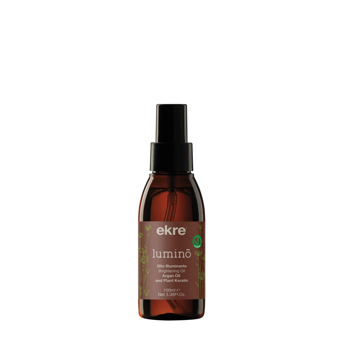 Ekre Luminò Argan & Cheratina Olio 100ml "Vegan Ok"