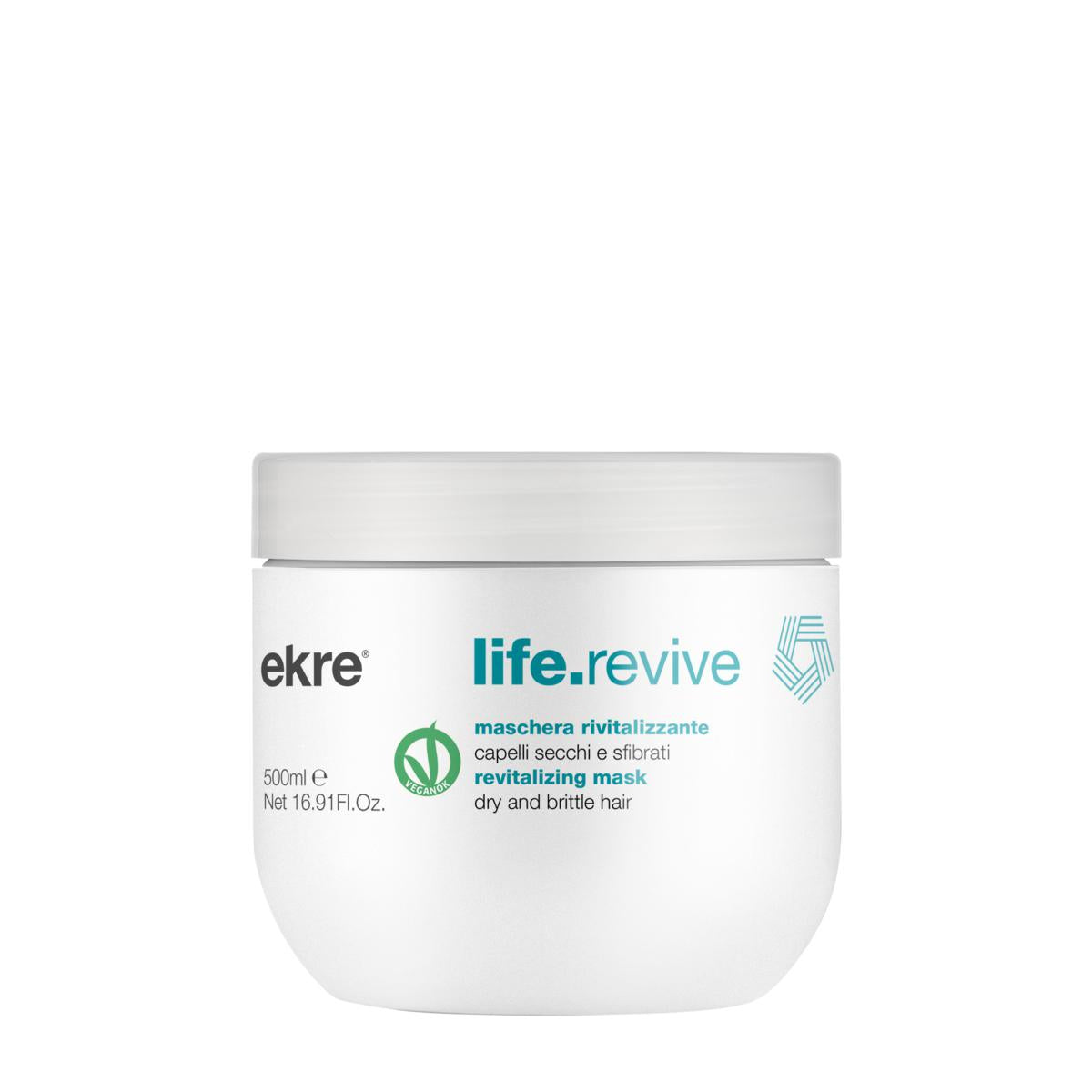 Ekre Life Revive Maschera 500ml Repair Secchi E Sfibrati