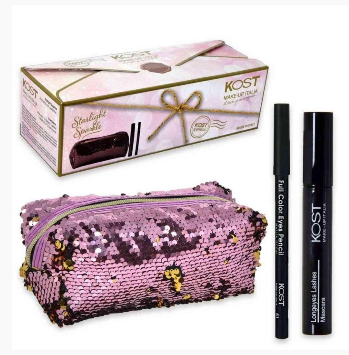 Set Kost Starlight Sparkle pochette + mascara + matita occhi
