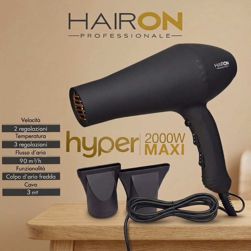 Phon Hyper Rubber Black HairOn