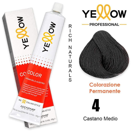 Alfaparf Yellow Color 4 Castano Medio 100ml.