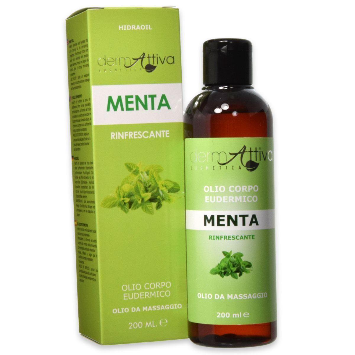 Dermattiva Olio Corpo Eudermico Menta Rinfrescante olio da massaggio 200ml.