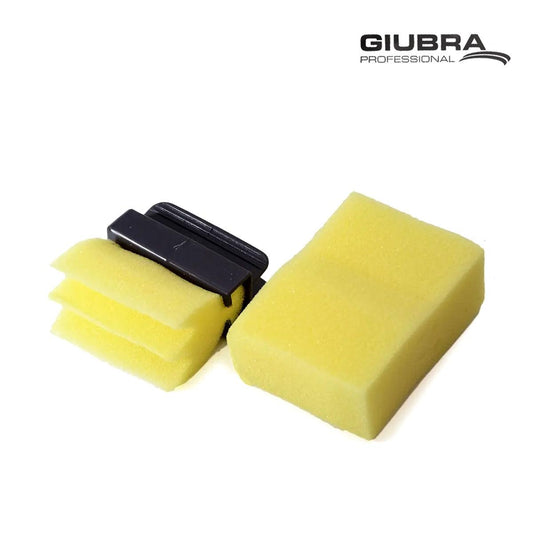 Giubra spugnetta per permanente con manico 3pz.