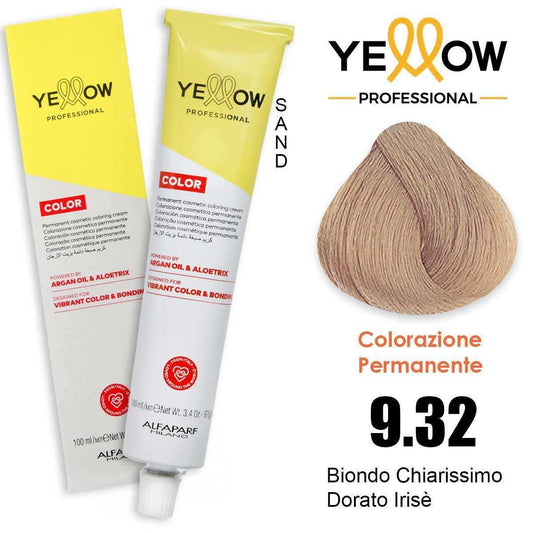 Alfaparf Yellow Color 9.32 Biondo Chiarissimo Dorato Irisè 100ml