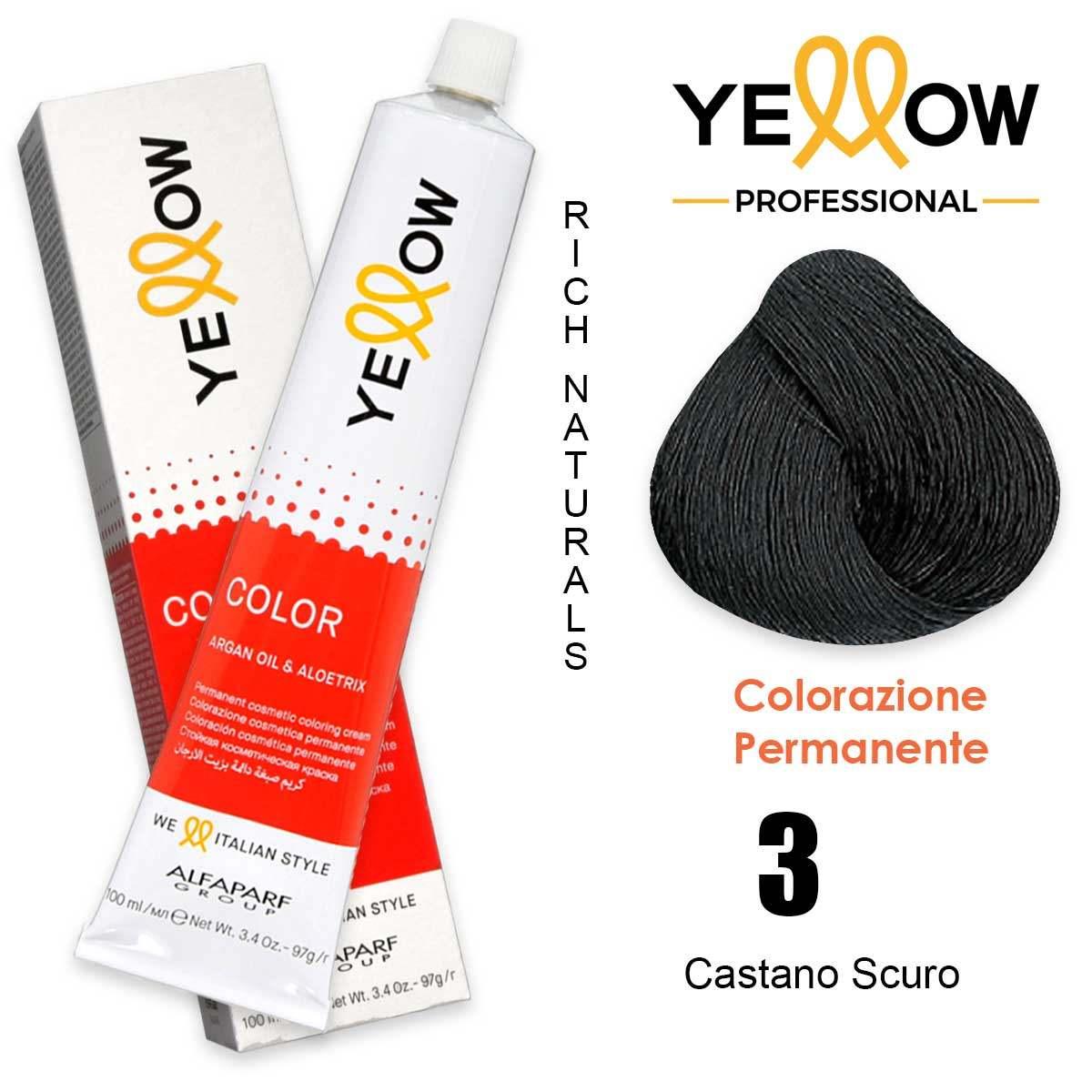 Alfaparf Yellow Color 3 Castano Scuro 100ml.