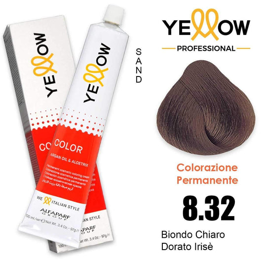 Alfaparf Yellow Color 8.32 Biondo Chiaro Dorato Irisè 100ml