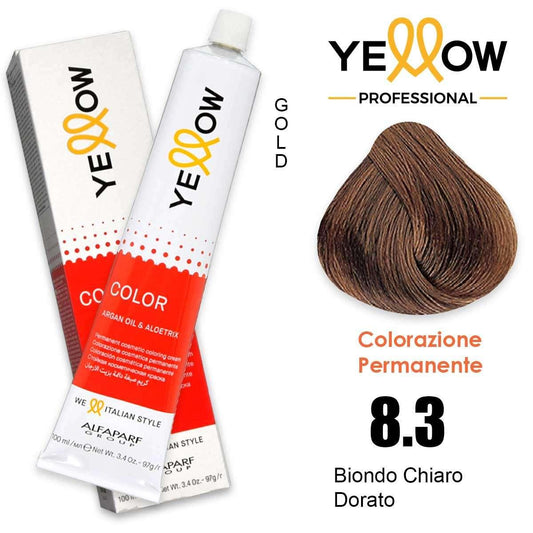 Alfaparf Yellow Color 8.3 Biondo Chiaro Dorato 100ml