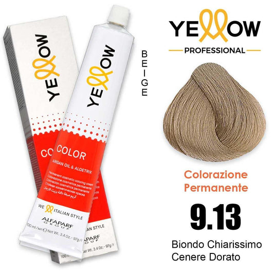 Alfaparf Yellow Color 9.13 Biondo Chiarissimo Cenere Dorato 100ml
