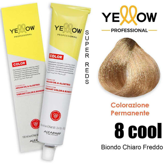 Alfaparf Yellow Color 8 COOL Biondo Chiaro Freddo 100ml