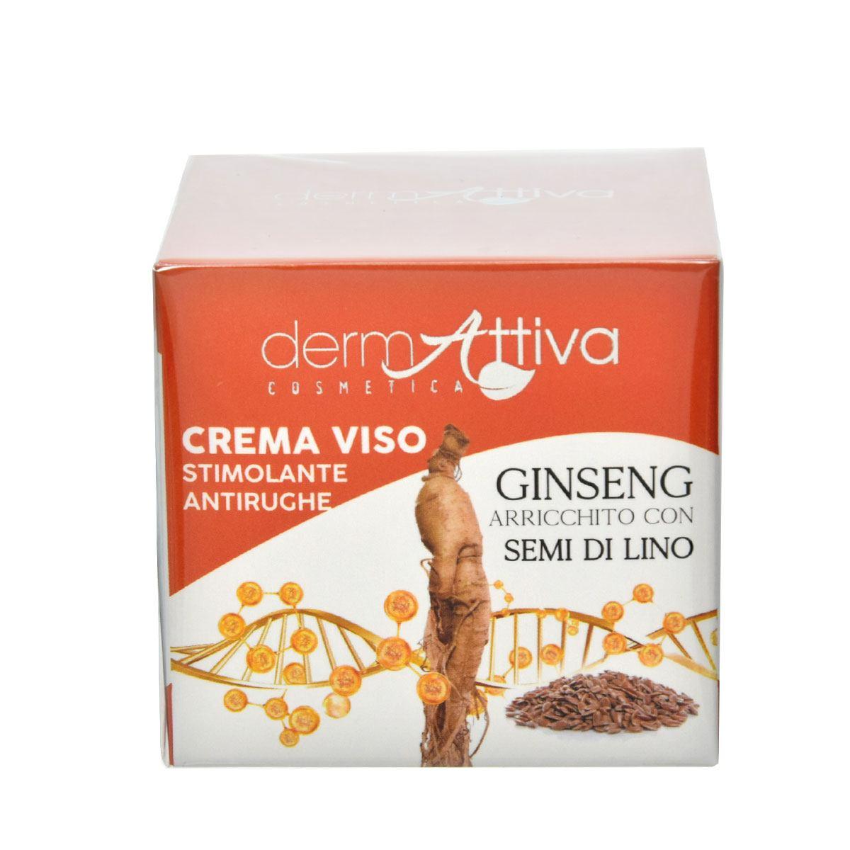 Dermattiva Crema Viso Ginseng e Semi di Lino 50ml