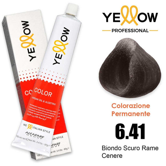 Alfaparf Yellow Color 6.41 Biondo Scuro Rame Cenere 100ml