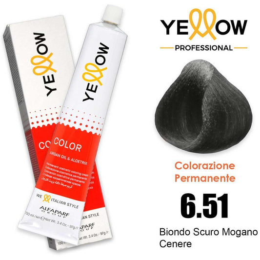Alfaparf Yellow Color 6.51 Biondo Scuro Mogano Cenere 100ml