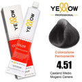 Alfaparf Yellow Color 4.51 Castano Medio Mogano Cenere 100ml