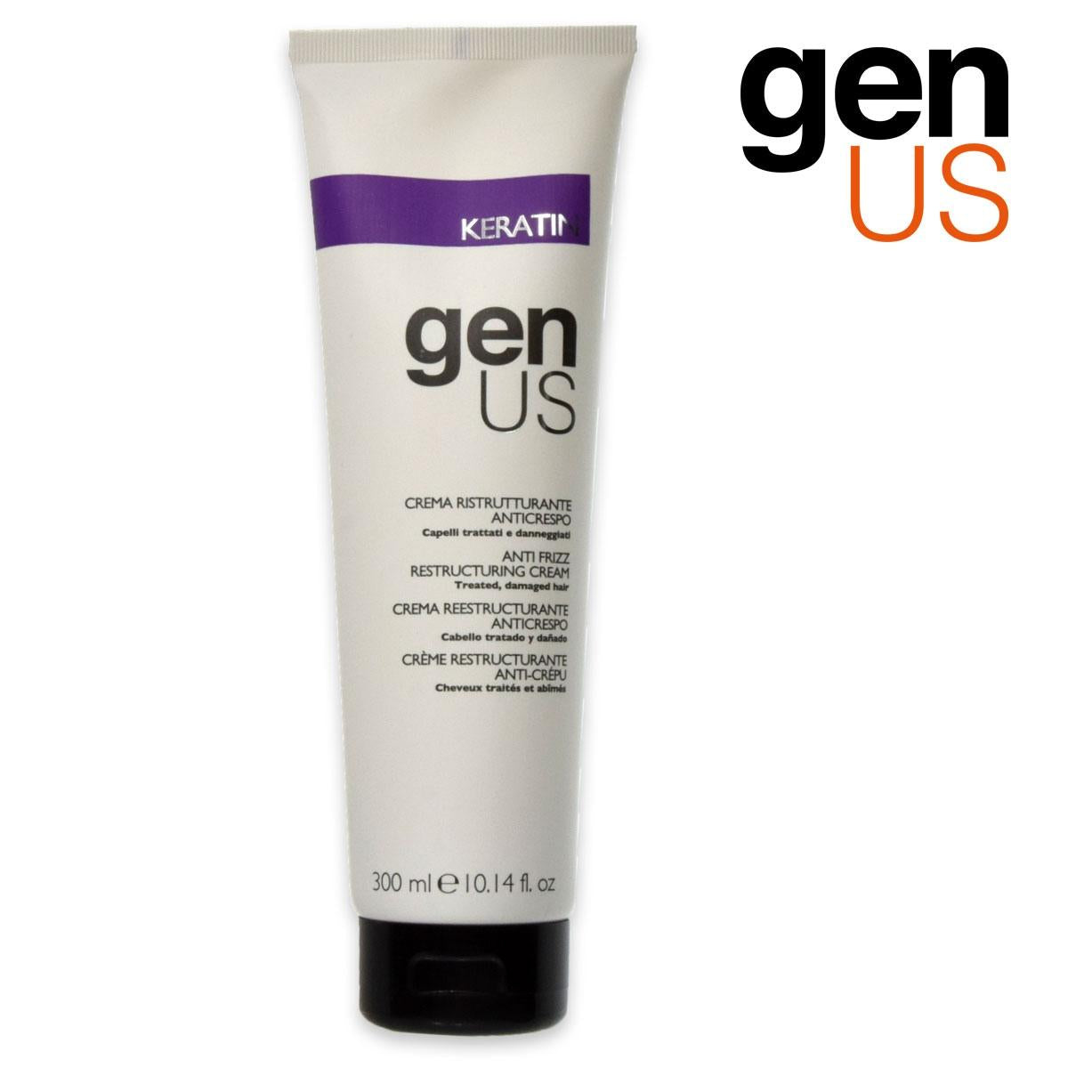 Genus keratin anti frizz Crema Ristrutturante  300ml