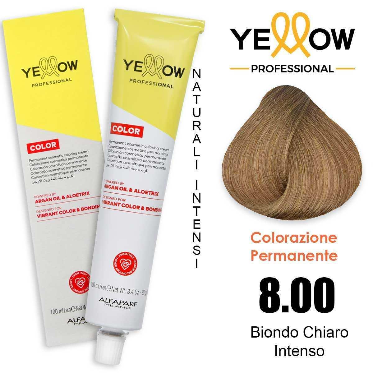 Alfaparf Yellow Color 8.00 Biondo Chiaro Intenso 100ml