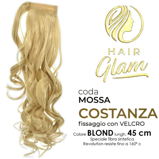 Coda Hair Glam Costanza Mossa C/Velcro Lung. 45cm