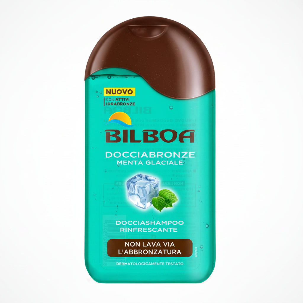 Bilboa Doccia Bronze Menta Ghiaccio Doccia Shampoo Rinfrescante.