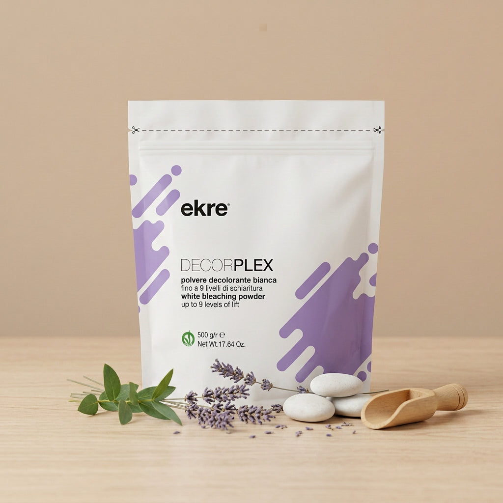 Ekre Decor Plex 9 Toni 500gr Busta Polvere Bianca Decolorante