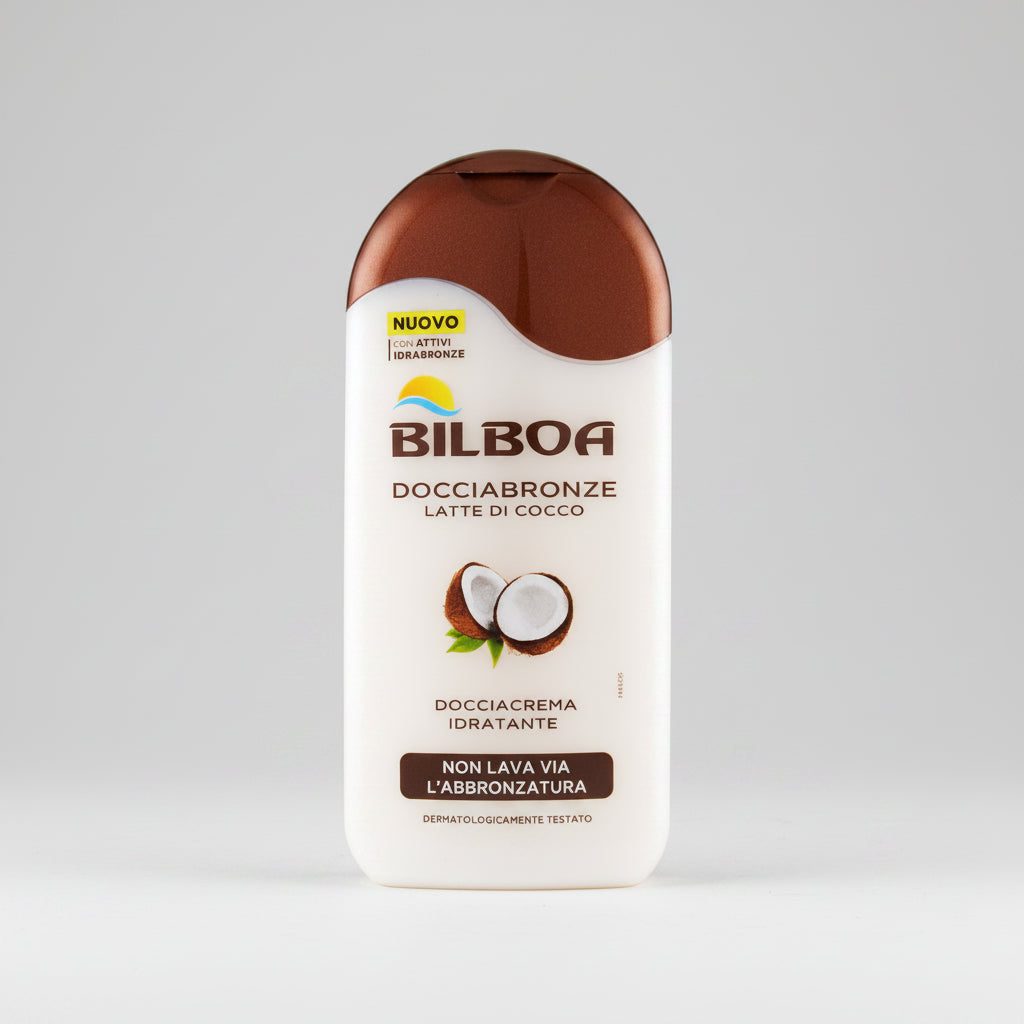 Bilboa Doccia Bronze Latte di Cocco Doccia Crema Idratante.