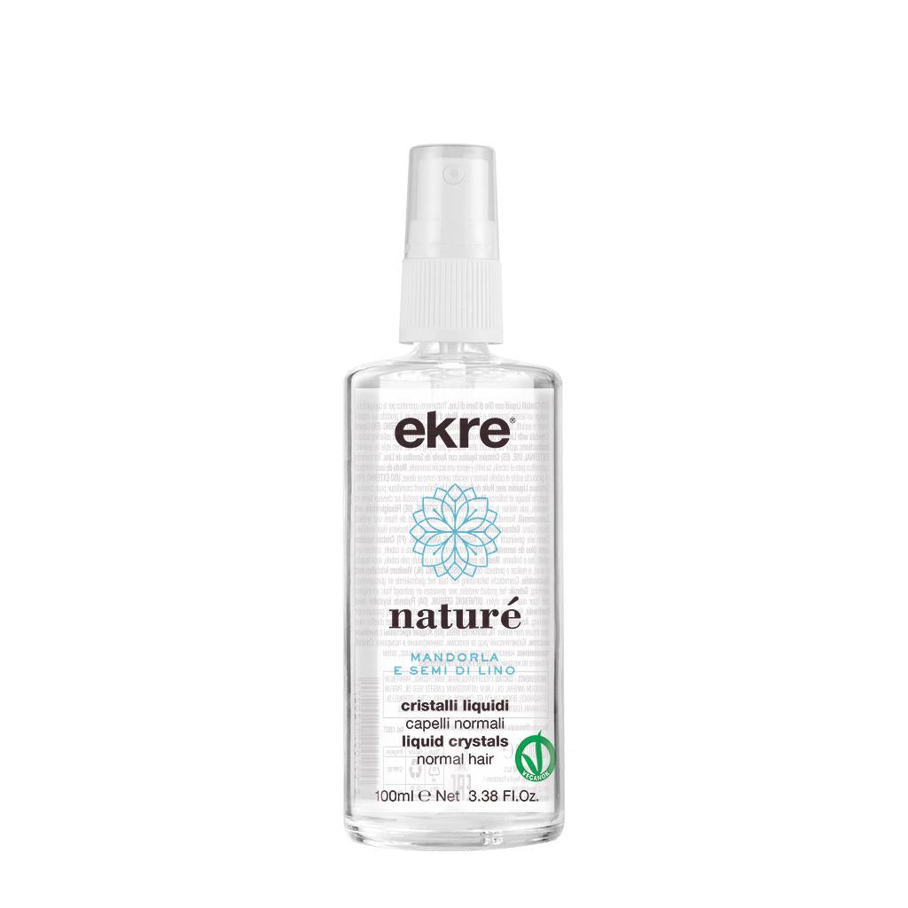 Ekre Naturé Cristalli Liquidi 100ml. "Vegan Ok" Mandorla e Semi di Lino