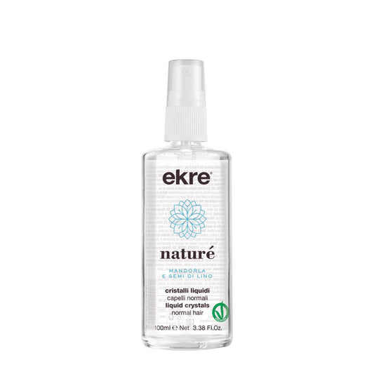 Ekre Naturé Cristalli Liquidi 100ml. "Vegan Ok" Mandorla e Semi di Lino