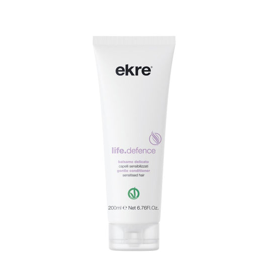 Ekre Life Defence No Sles Balsamo 200ml "Vegan Ok" Delicato Capelli Sensibili