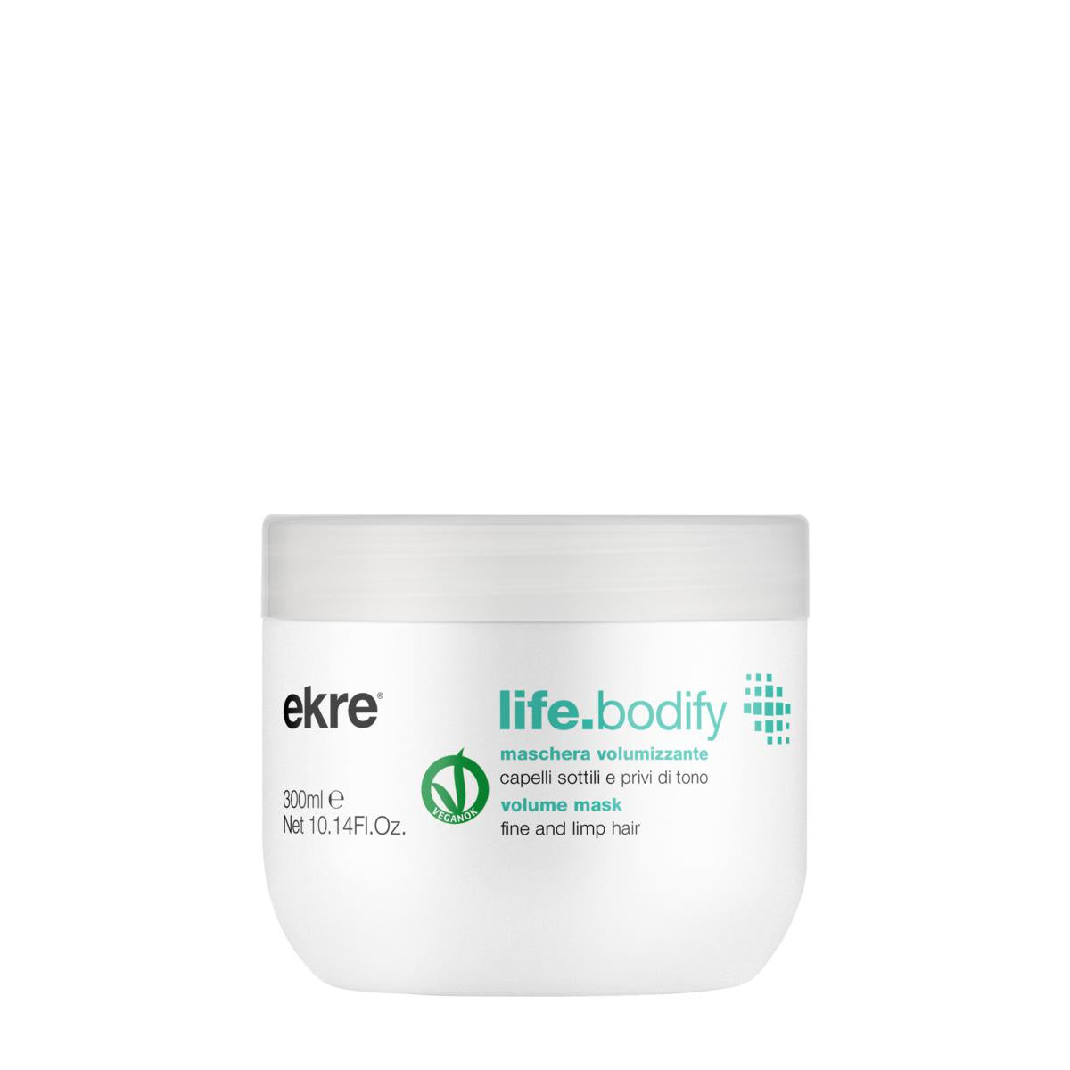 Ekre Life Bodify Maschera 300ml. "Vegan Ok" Volumizzante
