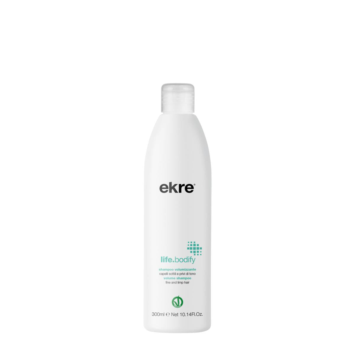 Ekre Life Bodify Shampoo 300ml. "Vegan Ok" Volumizzante