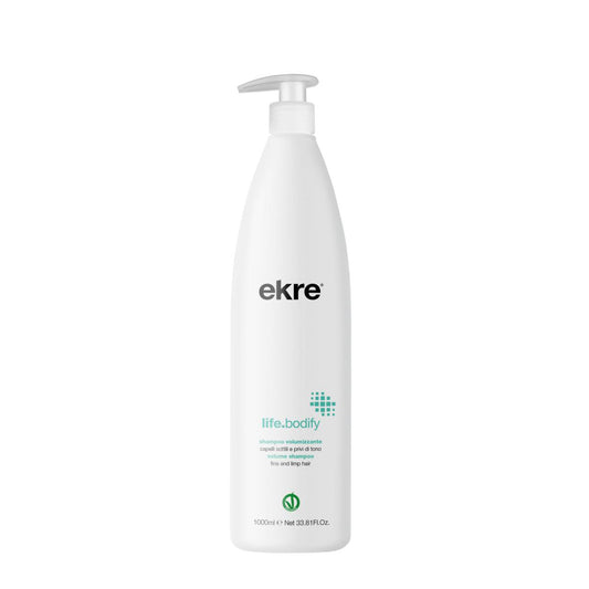 Ekre Life Bodify Shampoo 1000ml.  "Vegan Ok" Volumizzante
