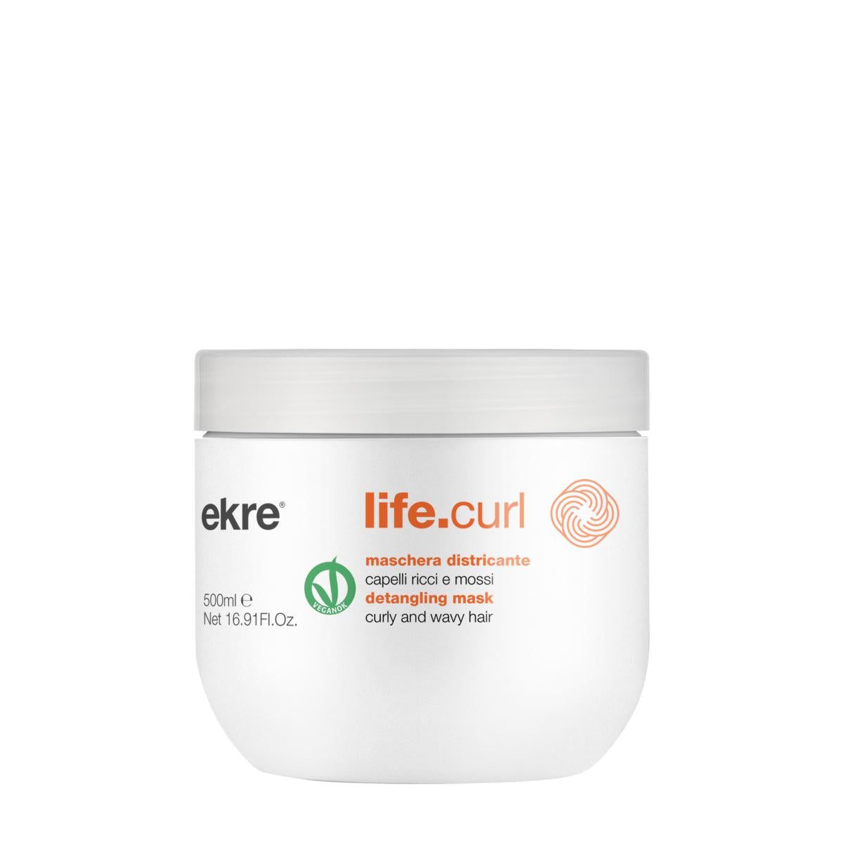Ekre Life Curl Maschera 500ml. Capelli Ricci E Mossi