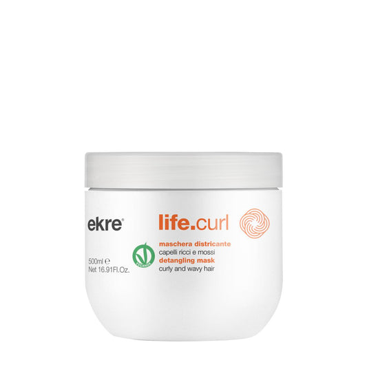 Ekre Life Curl Maschera 500ml. Capelli Ricci E Mossi