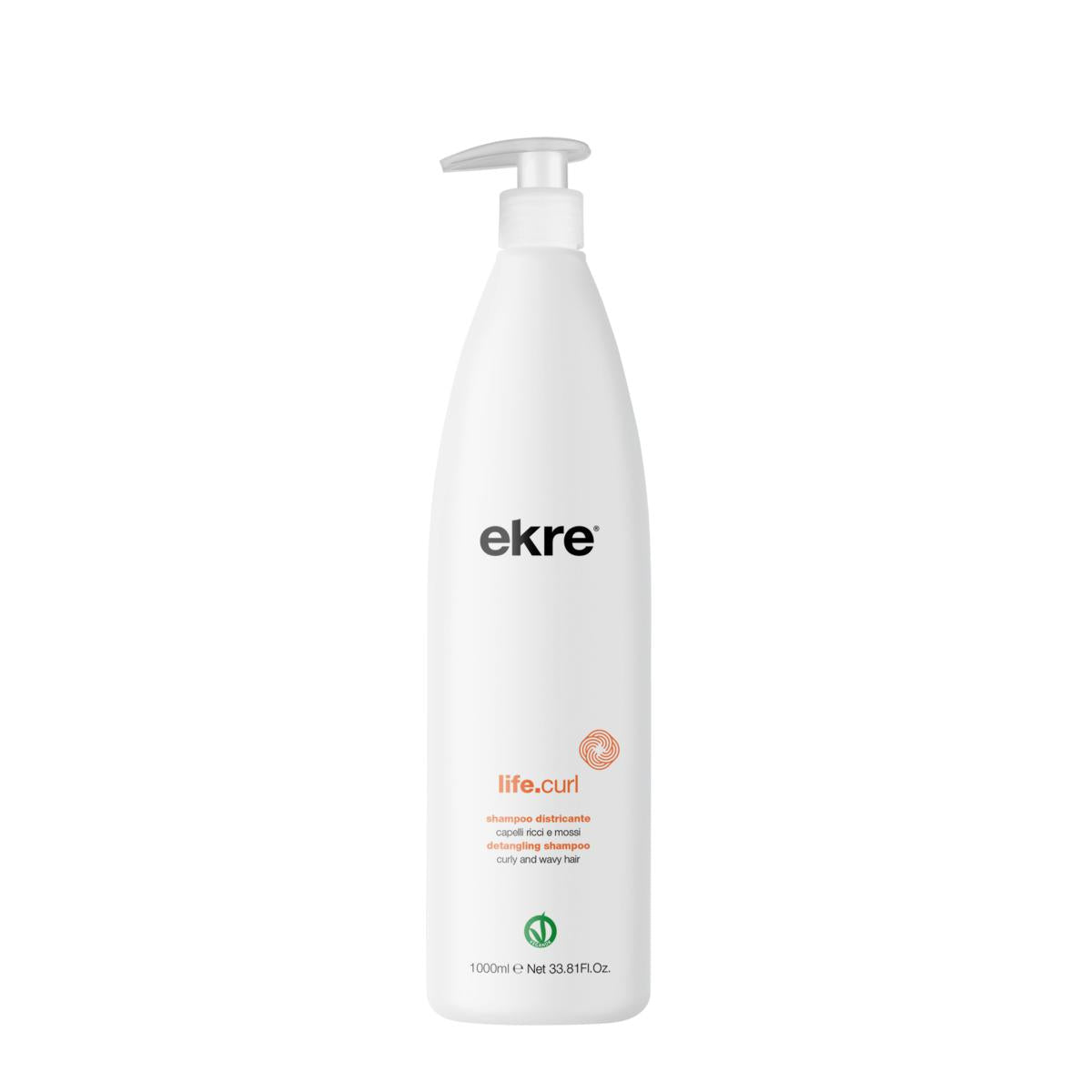 Ekre Life Curl Shampoo 1000ml Repair Ricci e Mossi