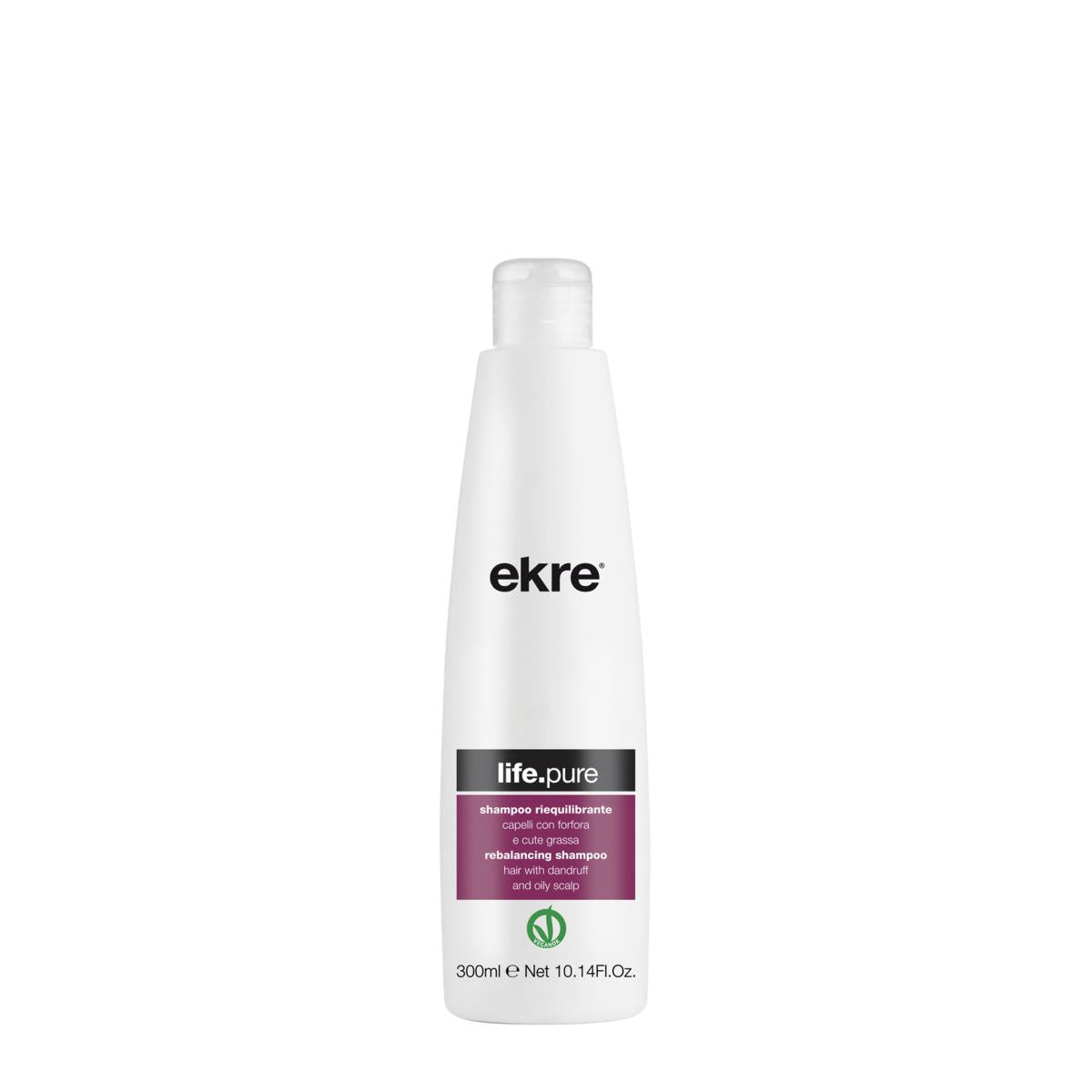 Ekre Life Pure Shampoo 300ml Capelli Grassi