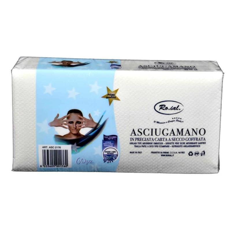 Asciugamano 60pz Piegato Carta Roial