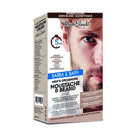 Moustace & beard Crema Colorante barba e baffi biondo scuro