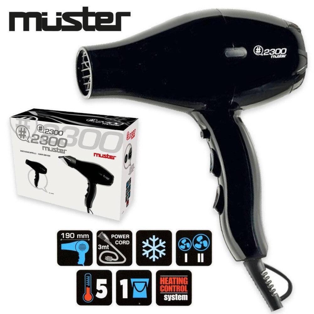 Muster Phon Compatto "#2300 MUSTER" Nero